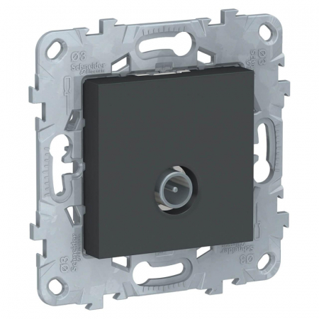 Розетка TV проходная Schneider Electric Unica New NU546354