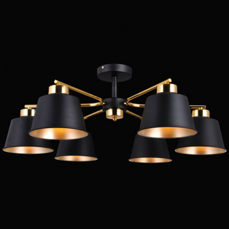 Люстра на штанге Natali Kovaltseva GRAFF 75098/6C GRAY