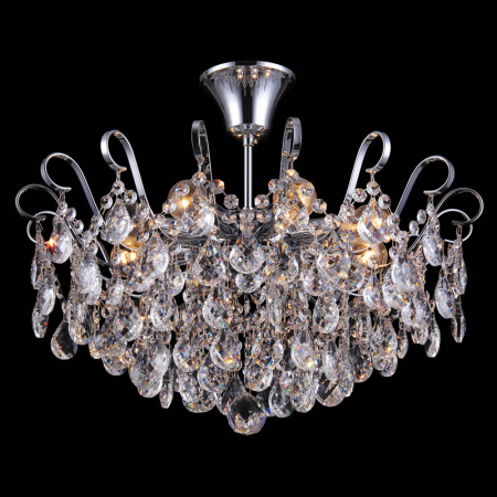 Люстра на штанге Natali Kovaltseva HAPPY DIAMONDS I 11546/8C CHROME