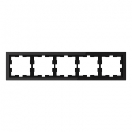 Рамка 5-постовая Schneider Electric Merten D-Life MTN4050-6503