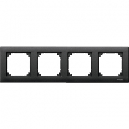 Рамка 4-постовая Schneider Electric Merten System M MTN486414