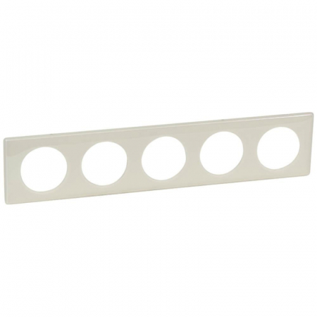 Рамка 5-постовая Legrand Celiane слоновая кость 066625