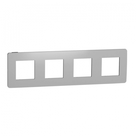 Рамка 4-постовая Schneider Electric Unica New NU280856
