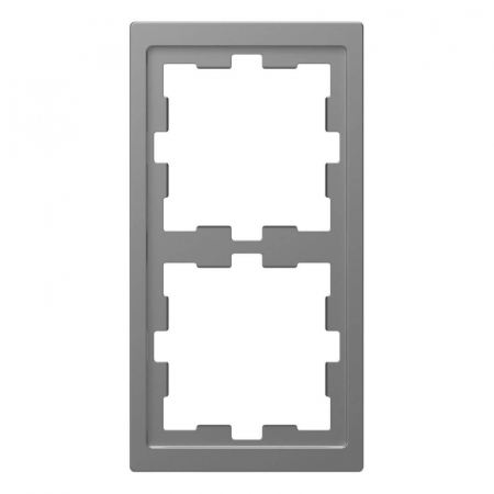 Рамка 2-постовая Schneider Electric Merten D-Life MTN4020-6536