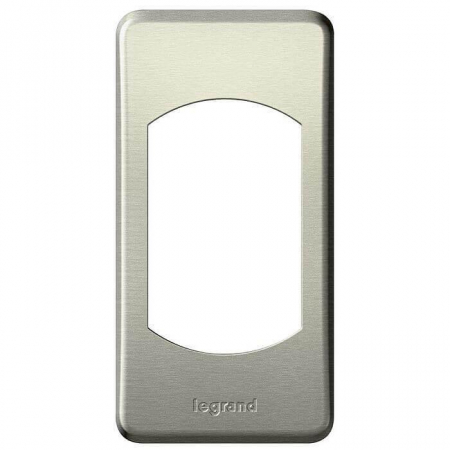 Рамка 1-постовая Legrand Celiane титан 068900