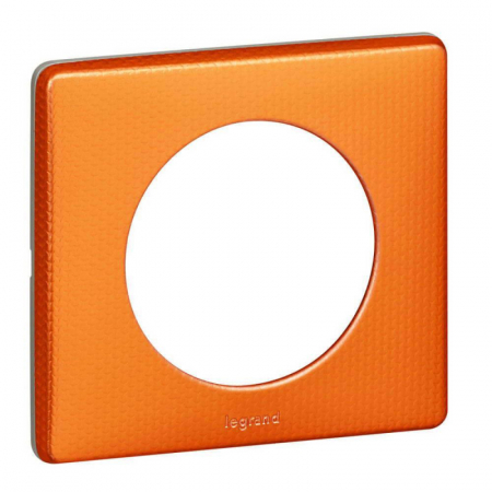Рамка 1-постовая Legrand Celiane оранж пунктум 068761