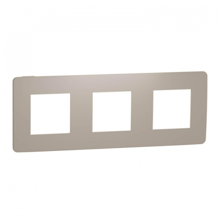 Рамка 3-постовая Schneider Electric Unica New NU280627