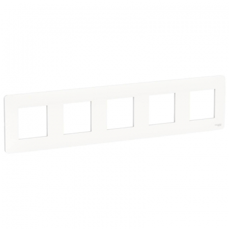 Рамка 5-постовая Schneider Electric Unica New NU201018