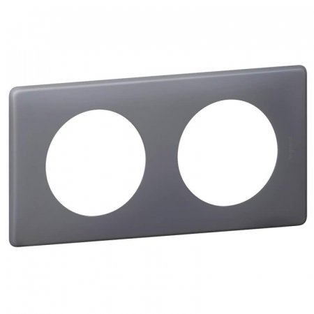 Рамка 2-постовая Legrand Celiane фиолетовая перкаль 066732