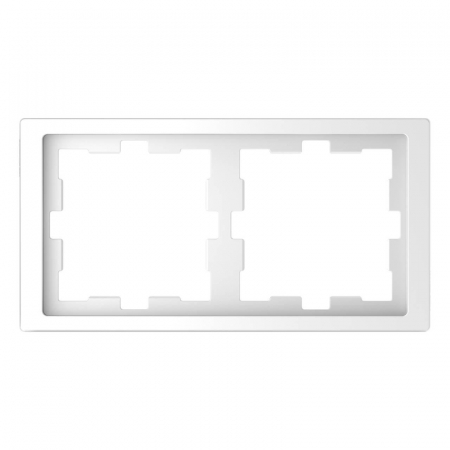 Рамка 2-постовая Schneider Electric Merten D-Life MTN4020-6535
