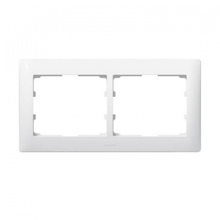 Рамка 2-постовая Legrand Galea Life белая 771002