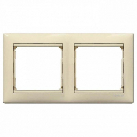 Рамка 2-постовая Legrand Valena слоновая кость 774352