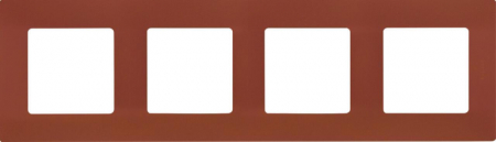 Рамка 4-постовая Legrand Etika какао 672574