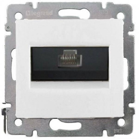 Розетка компьютерная RJ45 Legrand Valena ISDN белая 774441