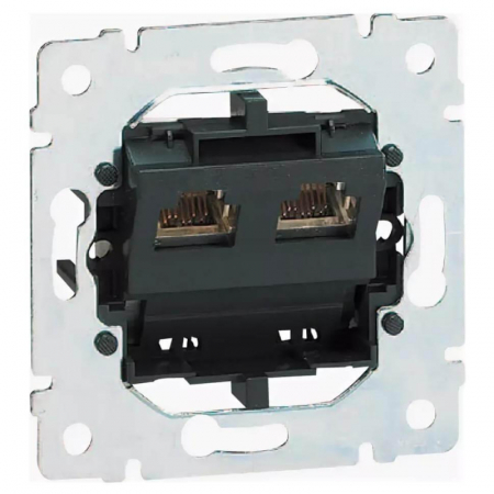 Розетка телефонная 2хRJ11 Legrand Galea Life 775939