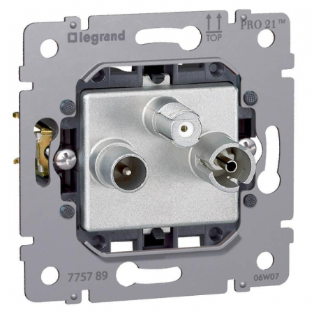 Розетка TV-FM-SAT Legrand Galea Life Звезда 775789