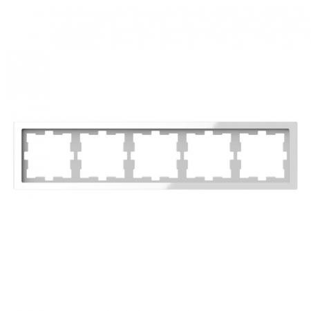 Рамка 5-постовая Schneider Electric Merten D-Life MTN4050-6520