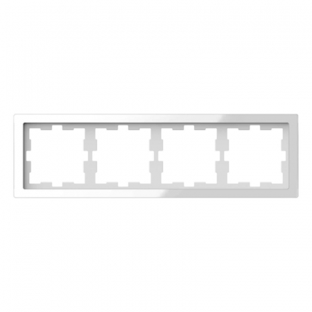 Рамка 4-постовая Schneider Electric Merten D-Life MTN4040-6520