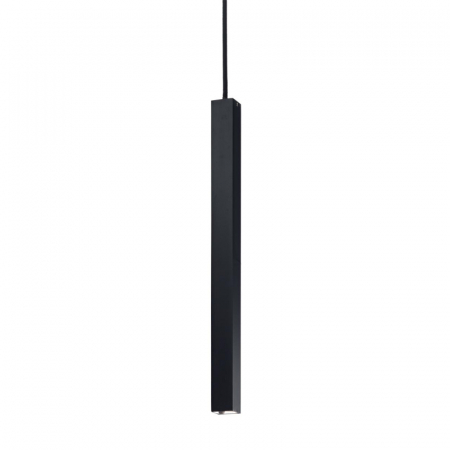 Подвесной светодиодный светильник Ideal Lux Ultrathin SP1 Small Square Nero 194202