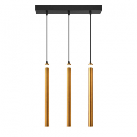 Подвесной светодиодный светильник Eurosvet Maestro 50133/3 LED бронза