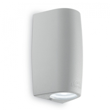 Уличный настенный светильник Ideal Lux Keope AP2 Small Grigio 147796