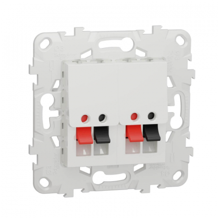 Аудиорозетка двойная Schneider Electric Unica New NU548918