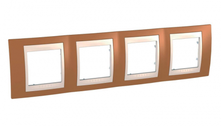 Рамка 4-постовая Schneider Electric Unica Хамелеон MGU6.008.569