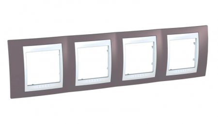 Рамка 4-постовая Schneider Electric Unica Хамелеон MGU6.008.876