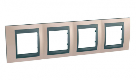 Рамка 4-постовая Schneider Electric Unica Top MGU66.008.296