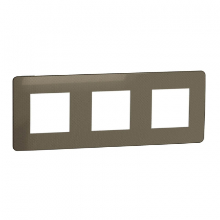 Рамка 3-постовая Schneider Electric Unica New NU280650