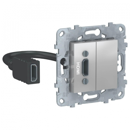 Розетка компьютерная HDMI Schneider Electric Unica New NU543030