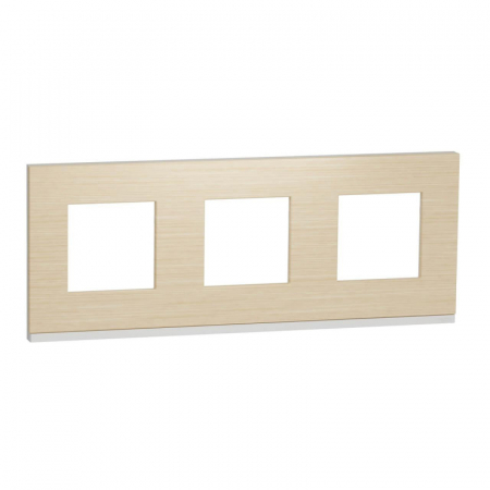 Рамка 3-постовая Schneider Electric Unica New NU600683