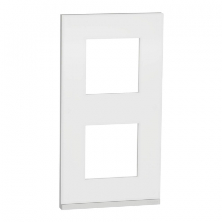 Рамка 2-постовая Schneider Electric Unica New NU6004V89