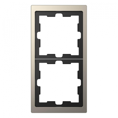 Рамка 2-постовая Schneider Electric Merten D-Life MTN4020-6550