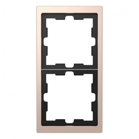 Рамка 2-постовая Schneider Electric Merten D-Life MTN4020-6551