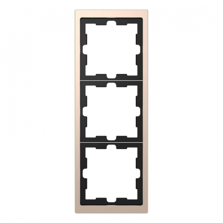 Рамка 3-постовая Schneider Electric Merten D-Life MTN4030-6551