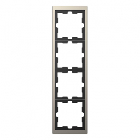 Рамка 4-постовая Schneider Electric Merten D-Life MTN4040-6550