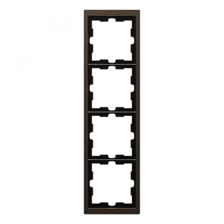 Рамка 4-постовая Schneider Electric Merten D-Life MTN4040-6552