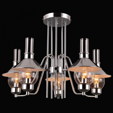 Люстра на штанге Natali Kovaltseva ALABARDA 75055/5C CHROME