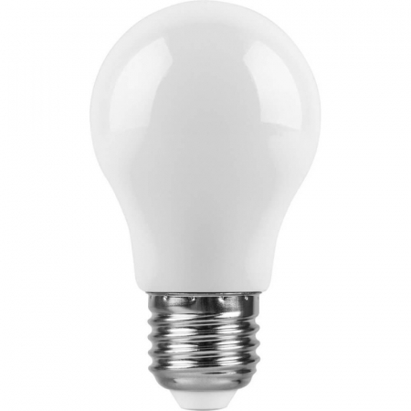 Лампа светодиодная Feron E27 3W 6400K Шар Матовая LB-375 25920