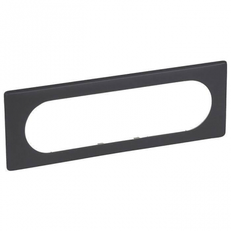 Рамка 6/8-модульная Legrand Celiane черная перкаль 066746