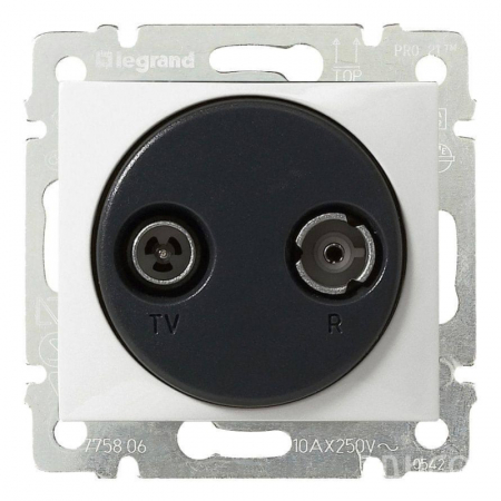 Розетка TV-R Legrand Valena Звезда белая 774432