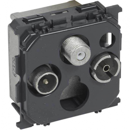 Розетка TV-R-SAT проходная Legrand Celiane 067378