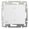 Выключатель одноклавишный двухполюсный Legrand Valena 10A 250V IP44 белый 770092