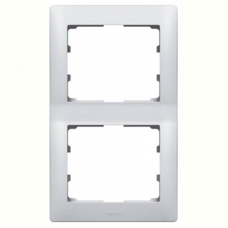 Рамка 2-постовая Legrand Galea Life алюминий 771306