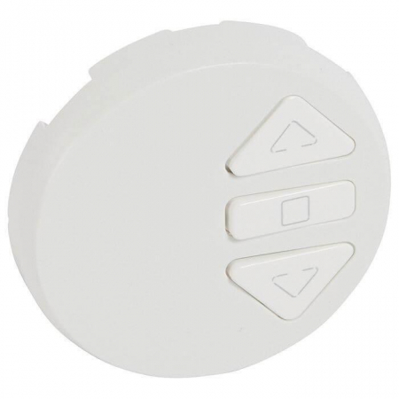 Лицевая панель Legrand Celiane механизма управления жалюзи IOBL белая 068179