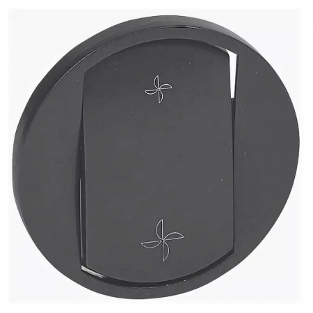 Лицевая панель Legrand Celiane переключателя вентиляции графит 067961