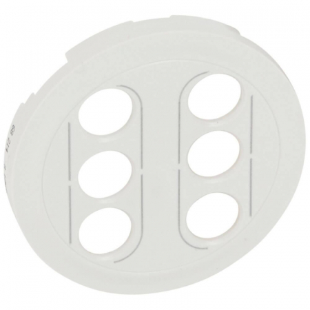 Лицевая панель Legrand Celiane розетки аудио/видео 2xRCA белая 068214