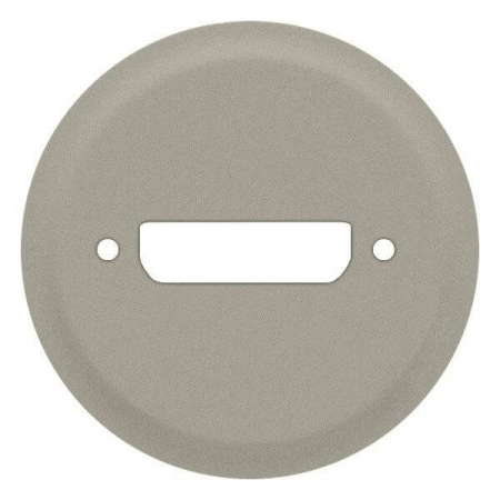 Лицевая панель Legrand Celiane розетки аудио/видео HD15 титановая 068515