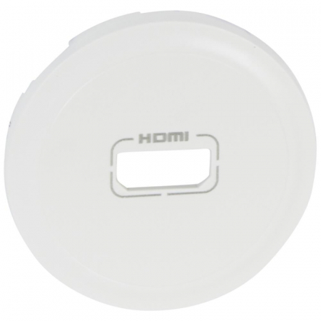 Лицевая панель Legrand Celiane розетки аудио/видео HDMI белая 068216